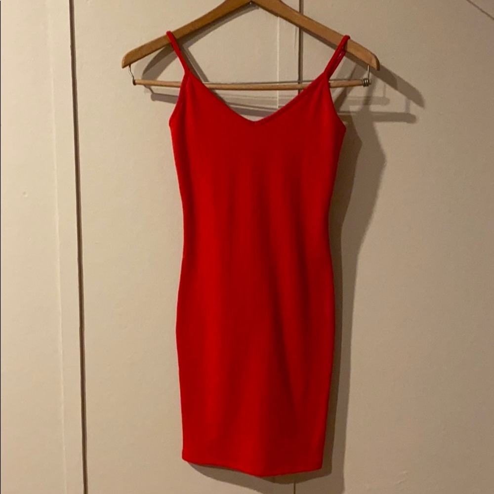 Forever 21 Red Bodycon Dress, Small